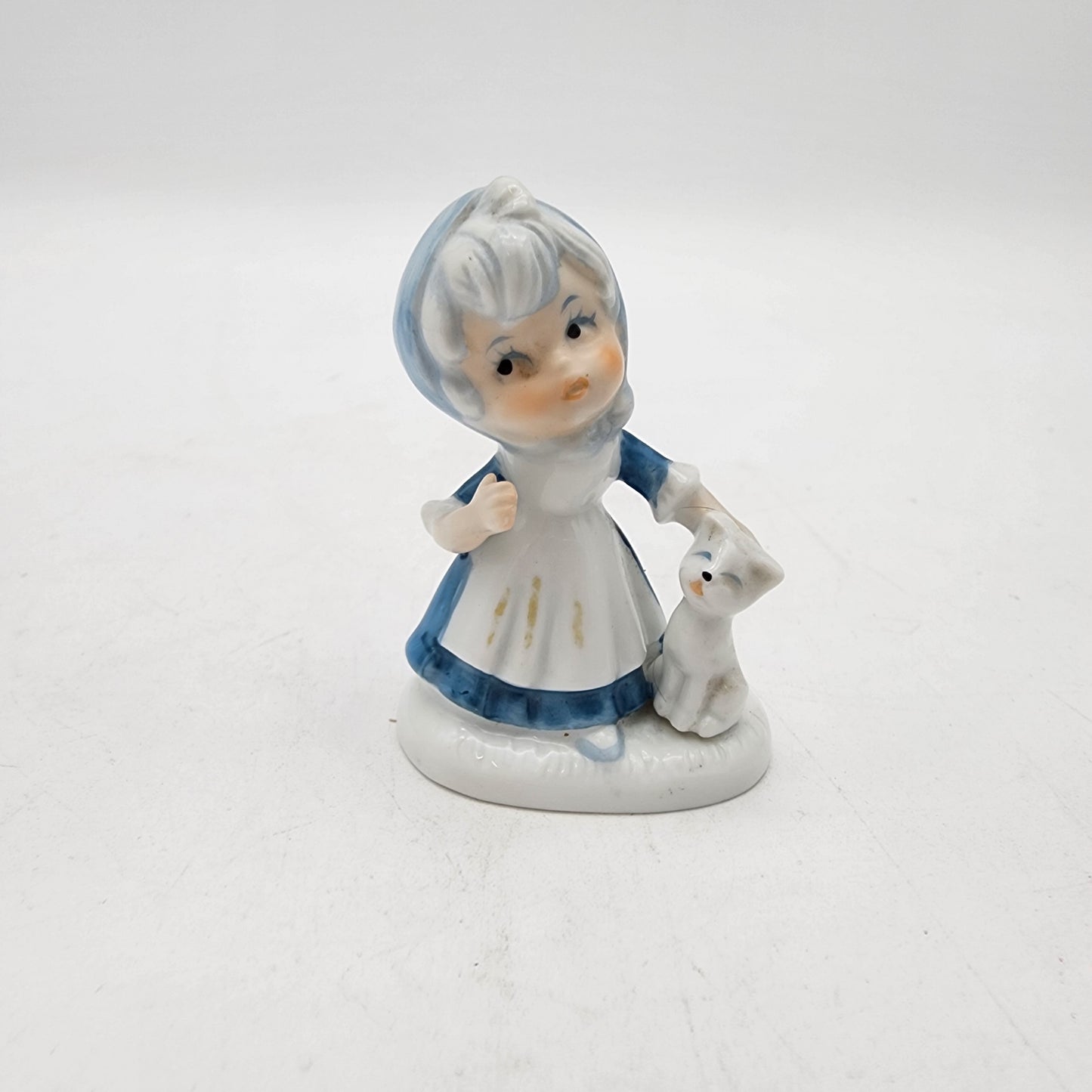 Vintage GiftCraft Girl with Dog Figurine