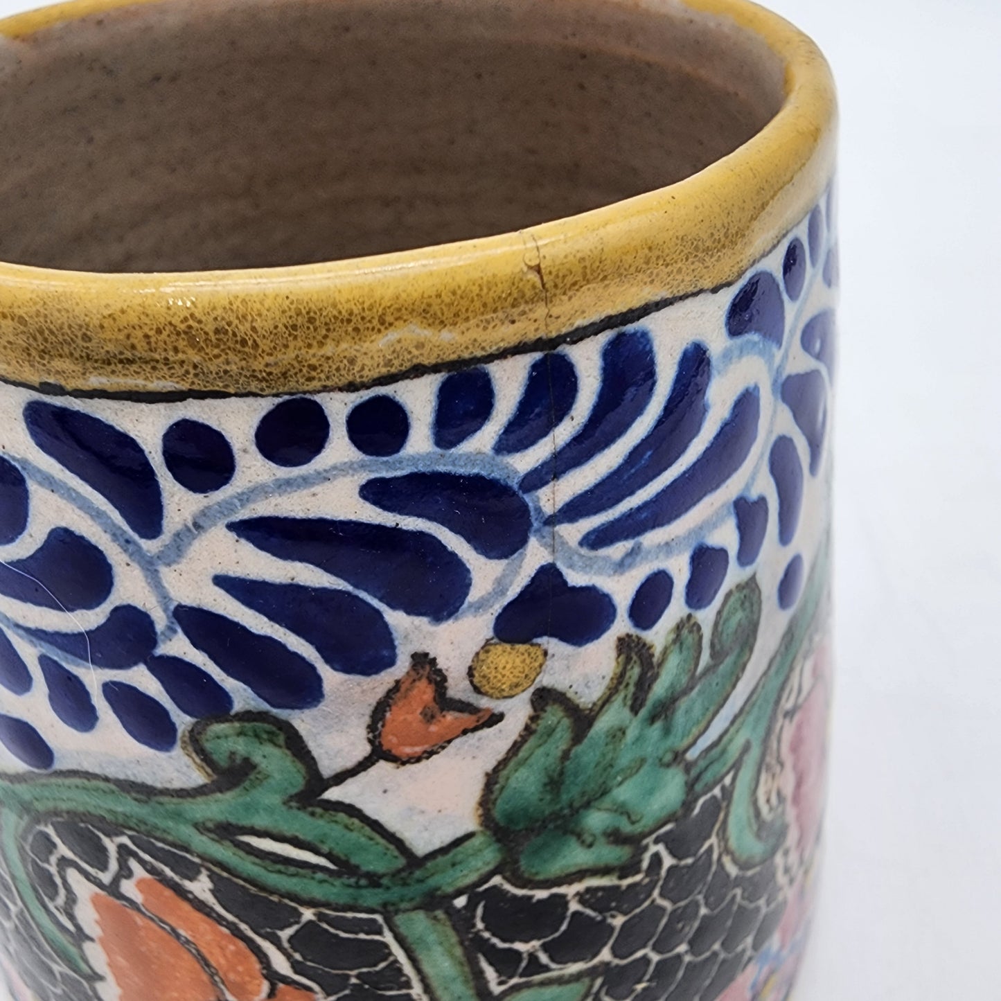 Uriarte Talavera Mexican Pottery Mug AS FOUND