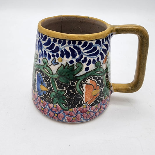 Uriarte Talavera Mexican Pottery Mug AS FOUND