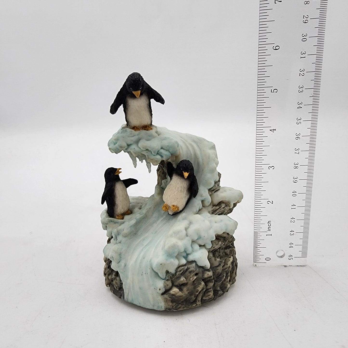 Penguins Playing Music Box