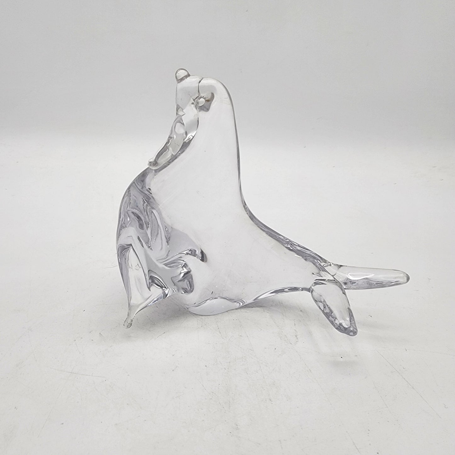 Crystal Seal Sea Lion Sculpture