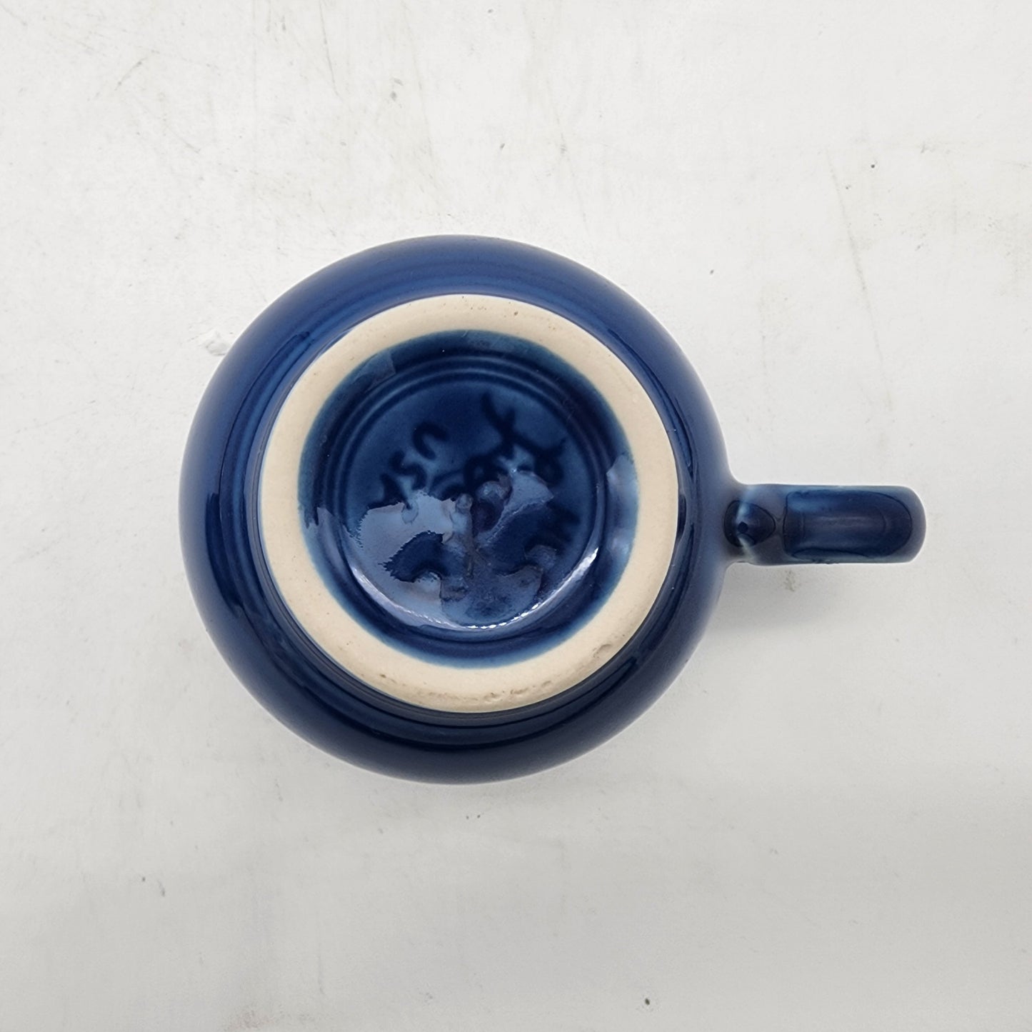 Fiesta Pottery Blue Cup and Saucer