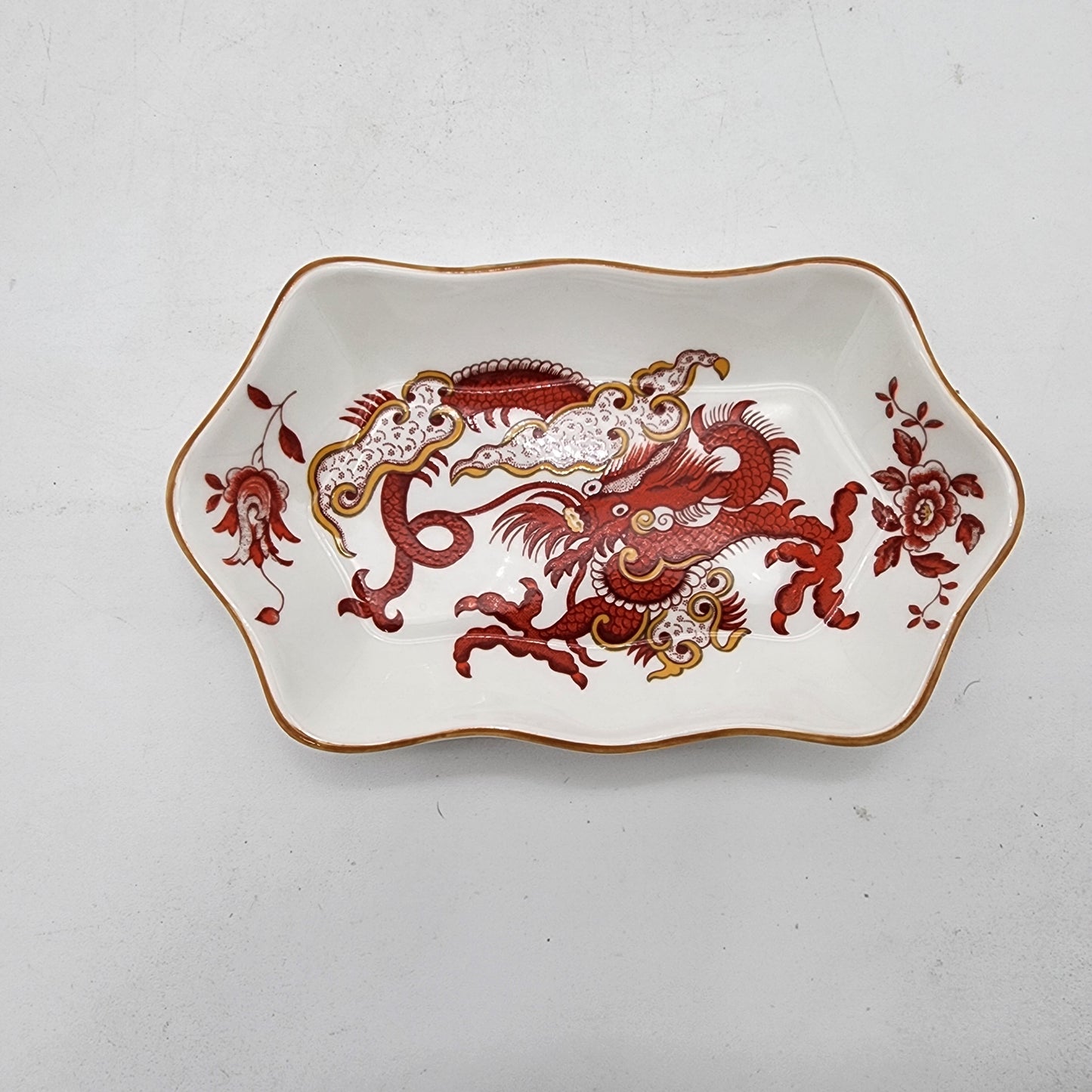 Crown Staffordshire Red Dragon Rangoon Dish