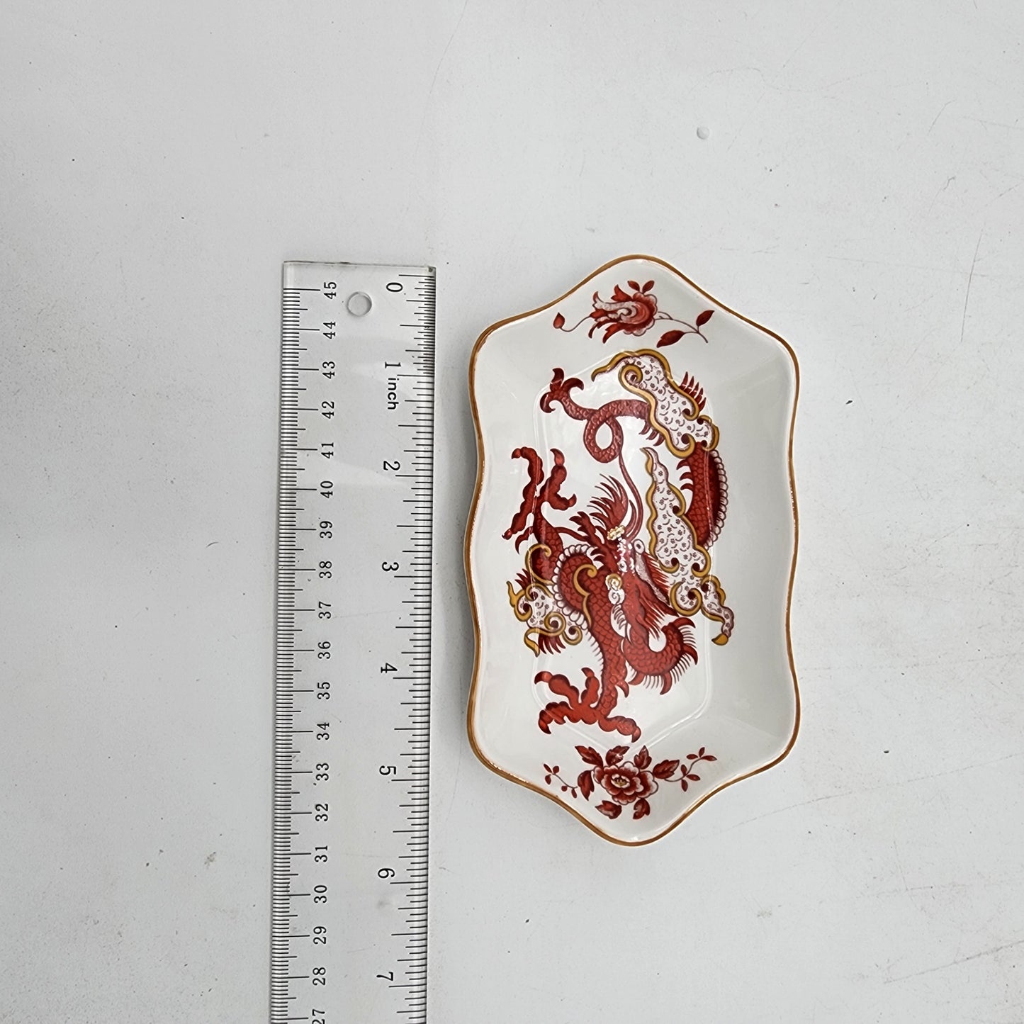 Crown Staffordshire Red Dragon Rangoon Dish