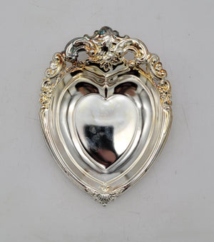 Godinger Heart Silverplate Dish