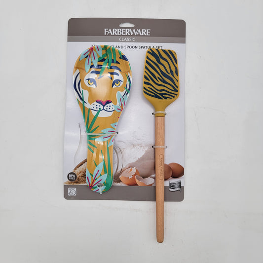 Farberware Tiger Spoonrest and Spoon