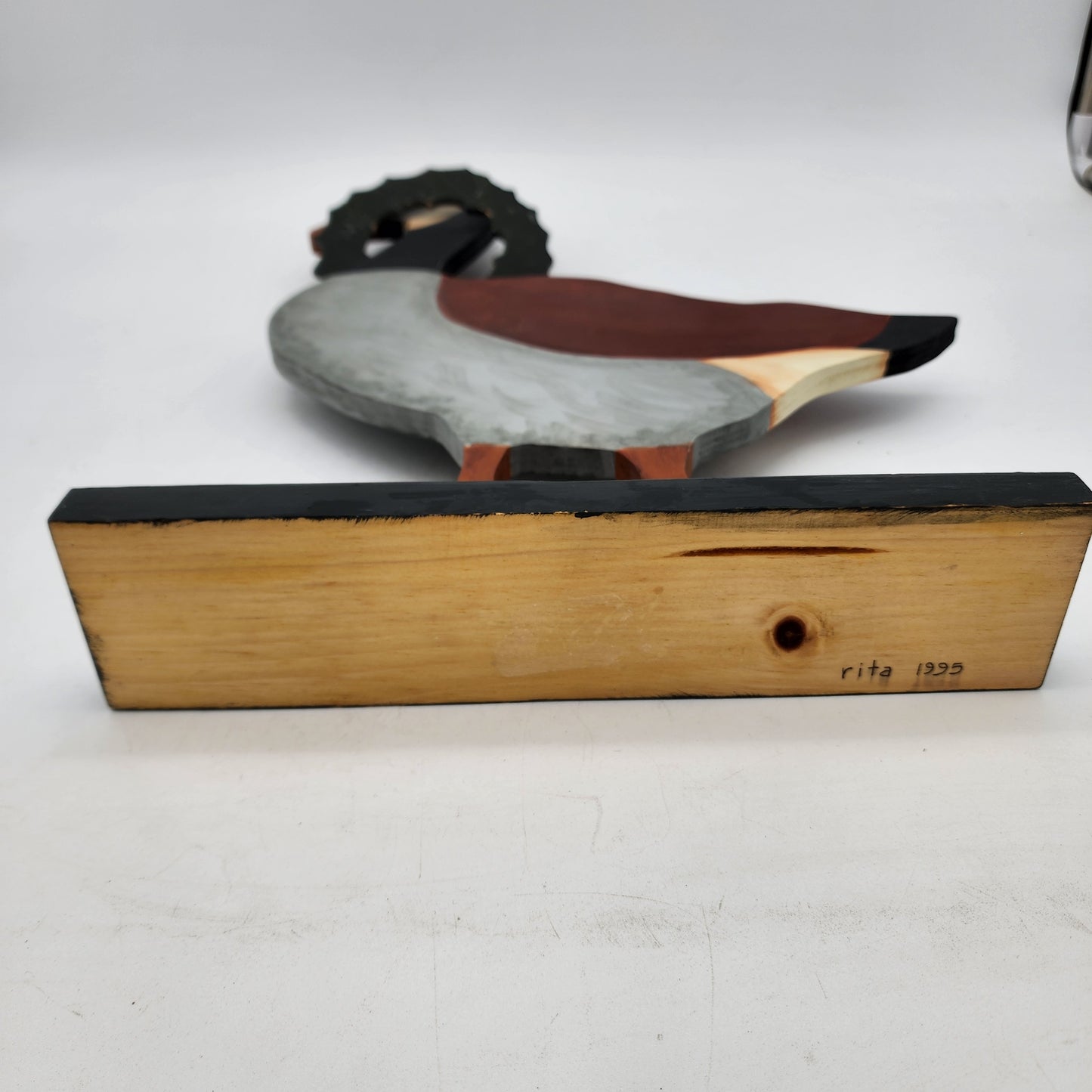 Large Wood Canadian Goose Stand Up