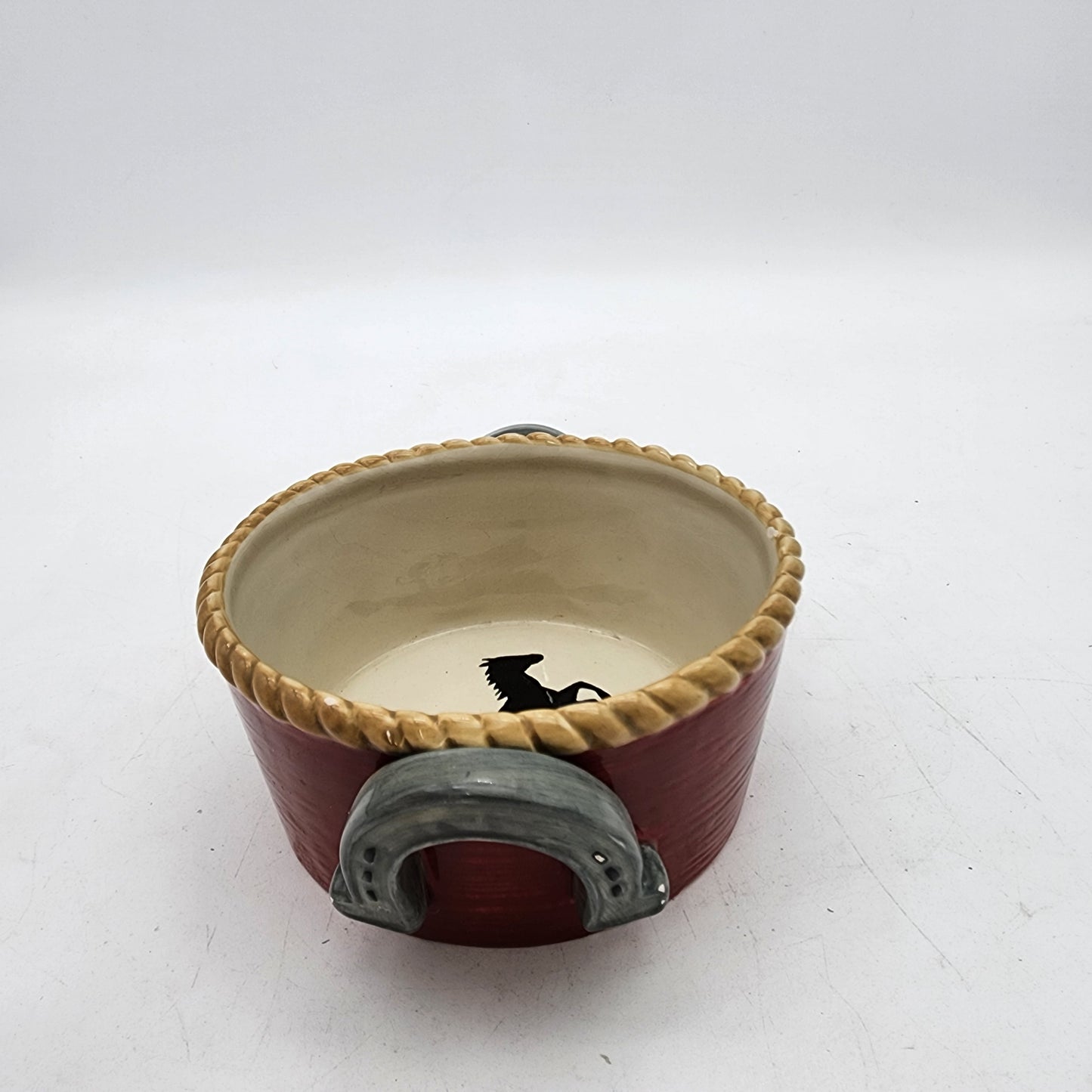Pair of Sonoma Happy Trails Bowls with Running Horses