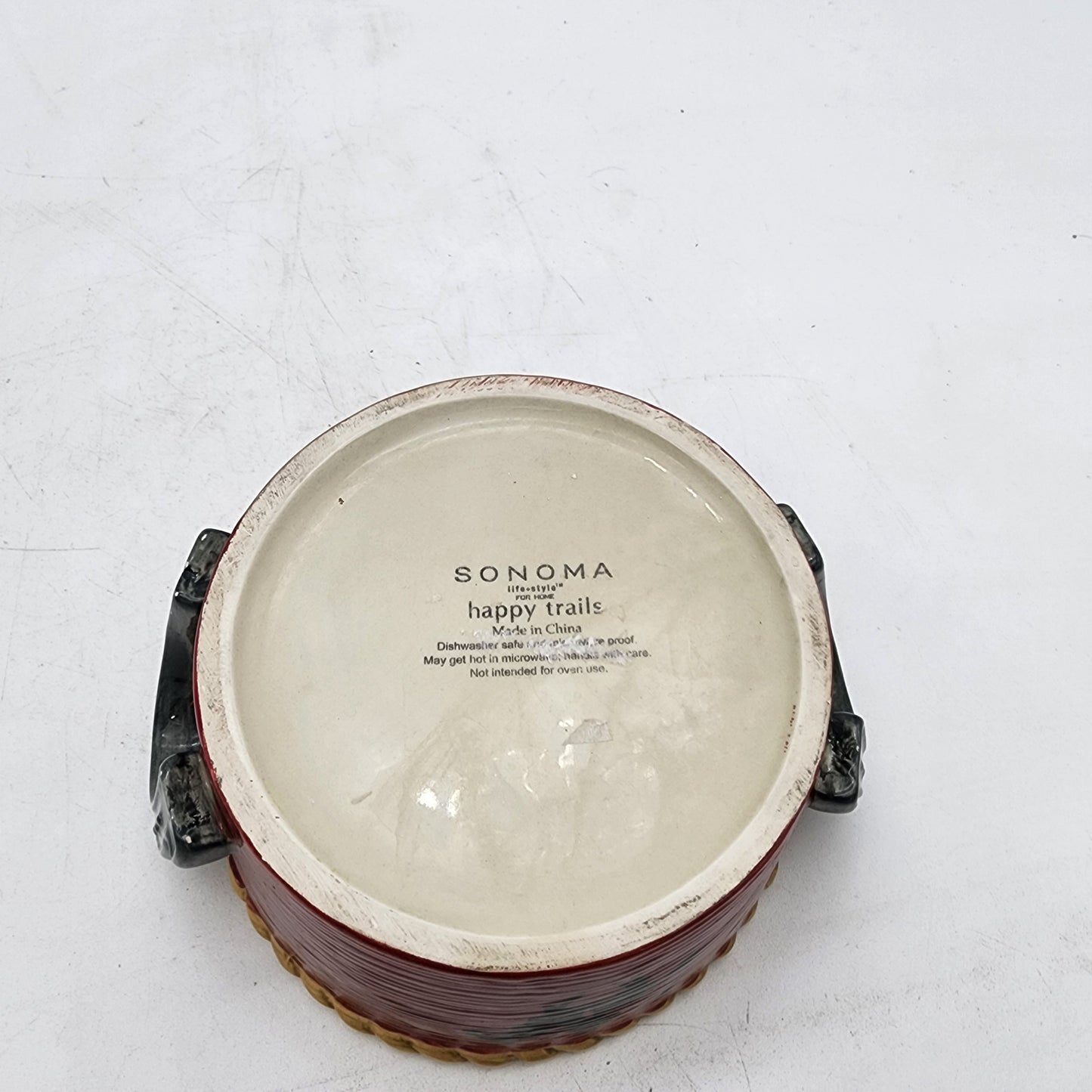Pair of Sonoma Happy Trails Bowls with Running Horses