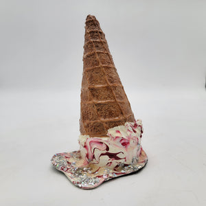 Fake Melting Ice Cream Cone