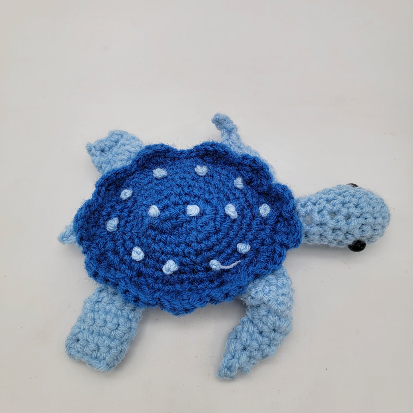 Hand Crocheted Sea Turtle Blue