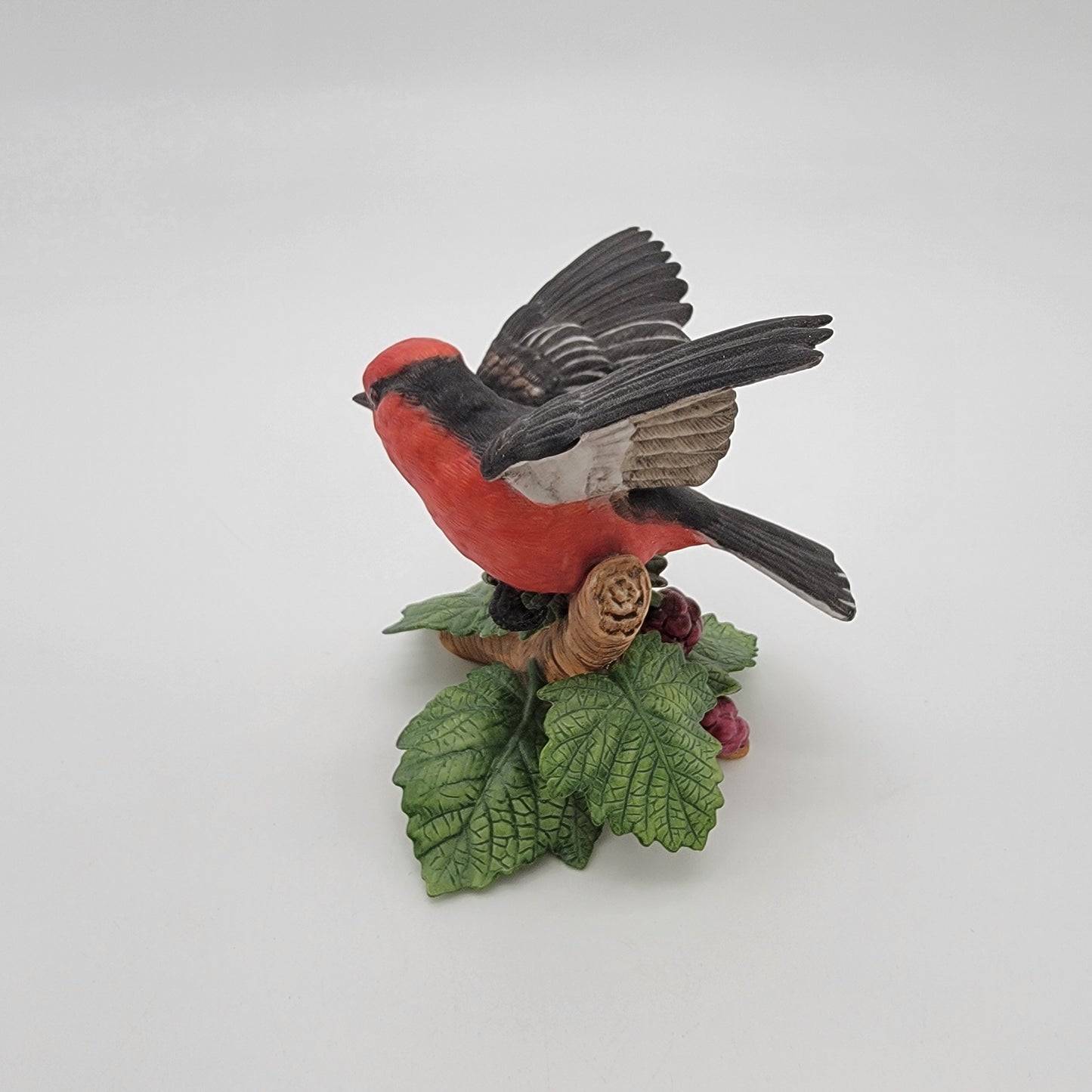 1993 Lenox Vermilion Flycatcher Bird Porcelain Figurine