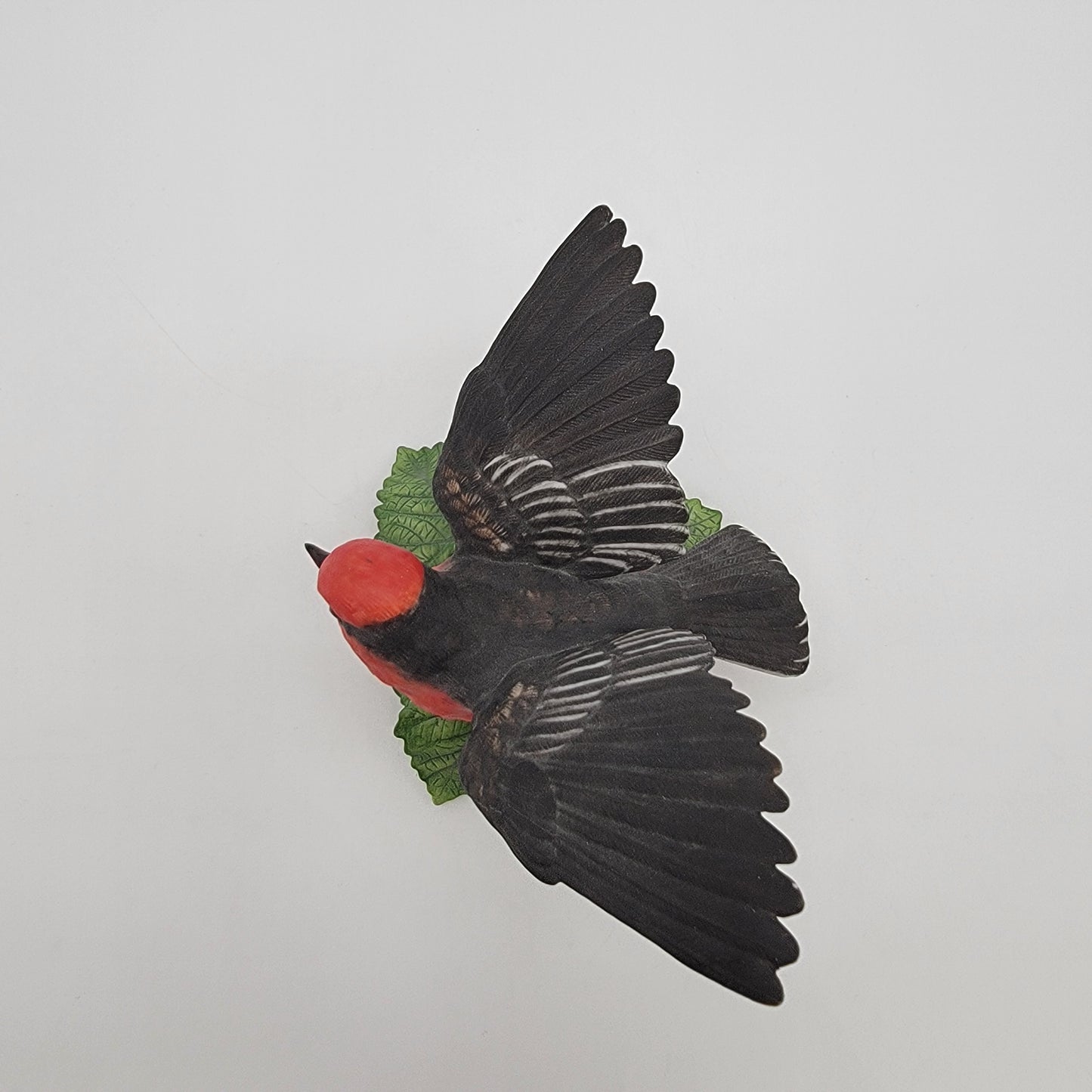 1993 Lenox Vermilion Flycatcher Bird Porcelain Figurine