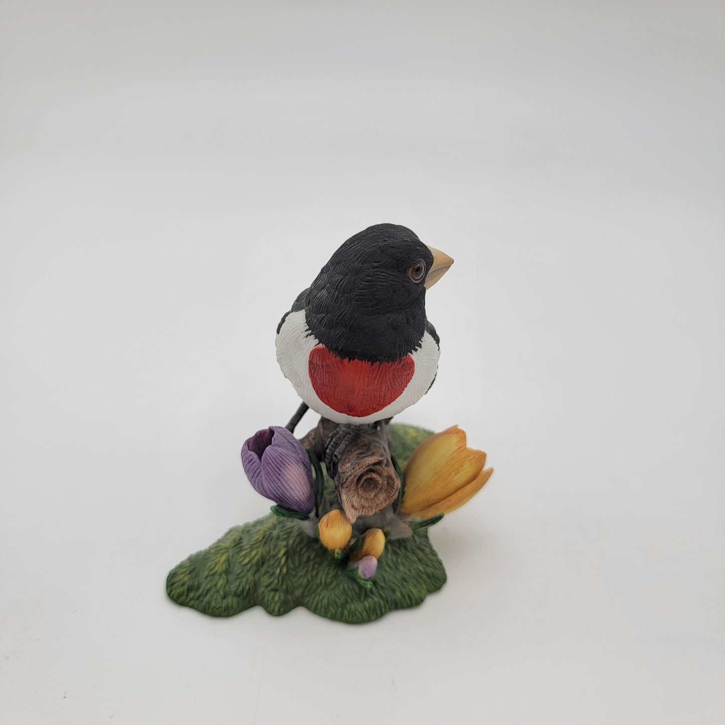 Vintage 1991 Lenox Rose-Breasted Grosbeak Bird Porcelain Figurine