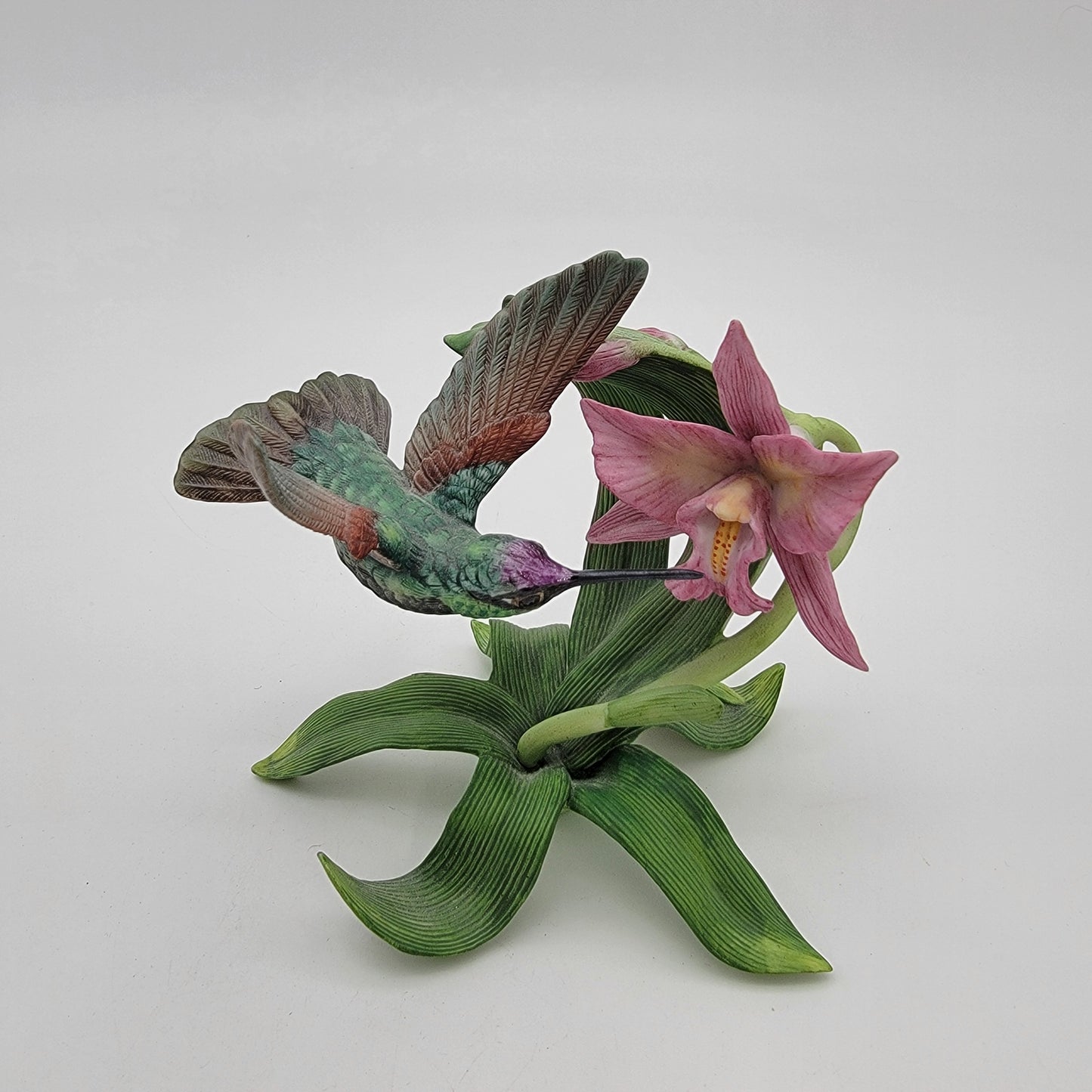 Vintage 1992 Lenox Magnificent Hummingbird Porcelain Figurine
