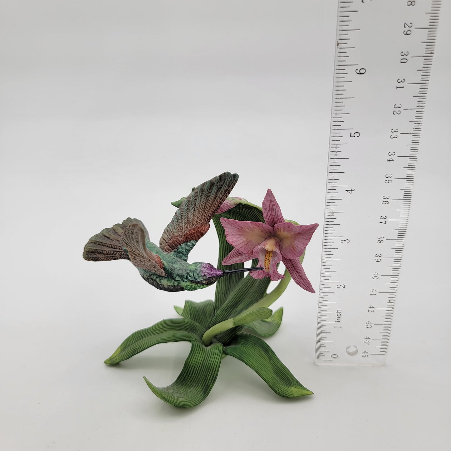 Vintage 1992 Lenox Magnificent Hummingbird Porcelain Figurine