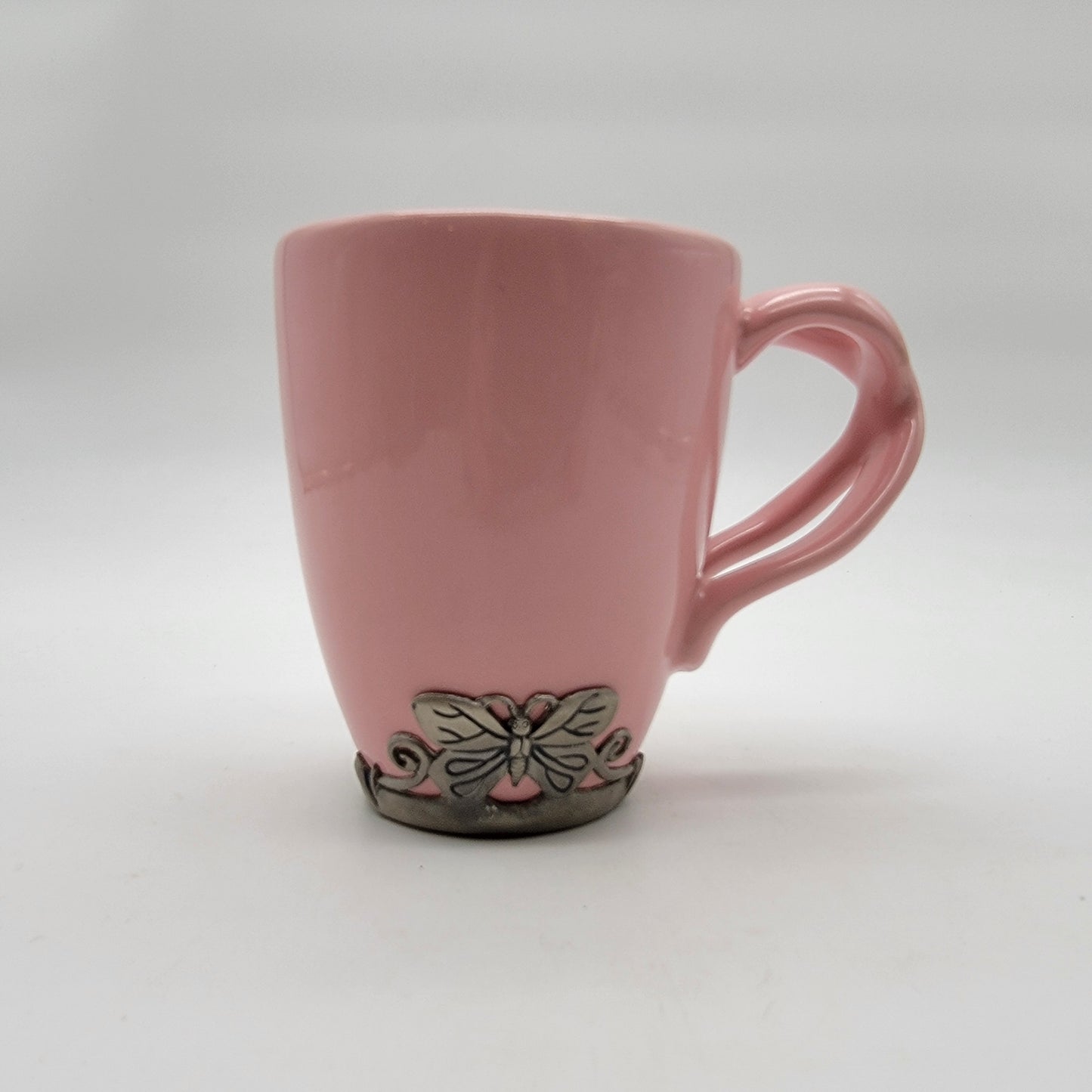 Arthur Court Pink Breast Cancer Awareness Butterfly Mug Limited Edition 2005
