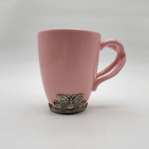 Arthur Court Pink Breast Cancer Awareness Butterfly Mug Limited Edition 2005