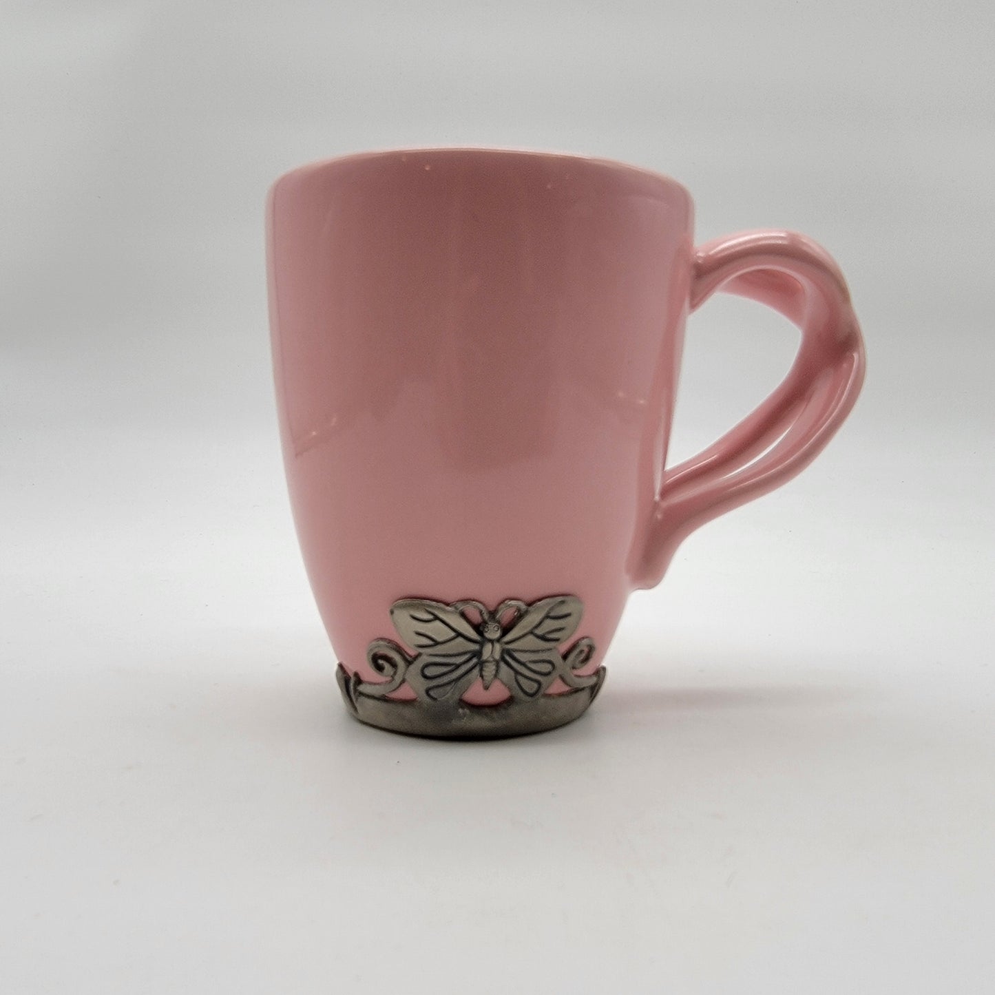 Arthur Court Pink Breast Cancer Awareness Butterfly Mug Limited Edition 2005