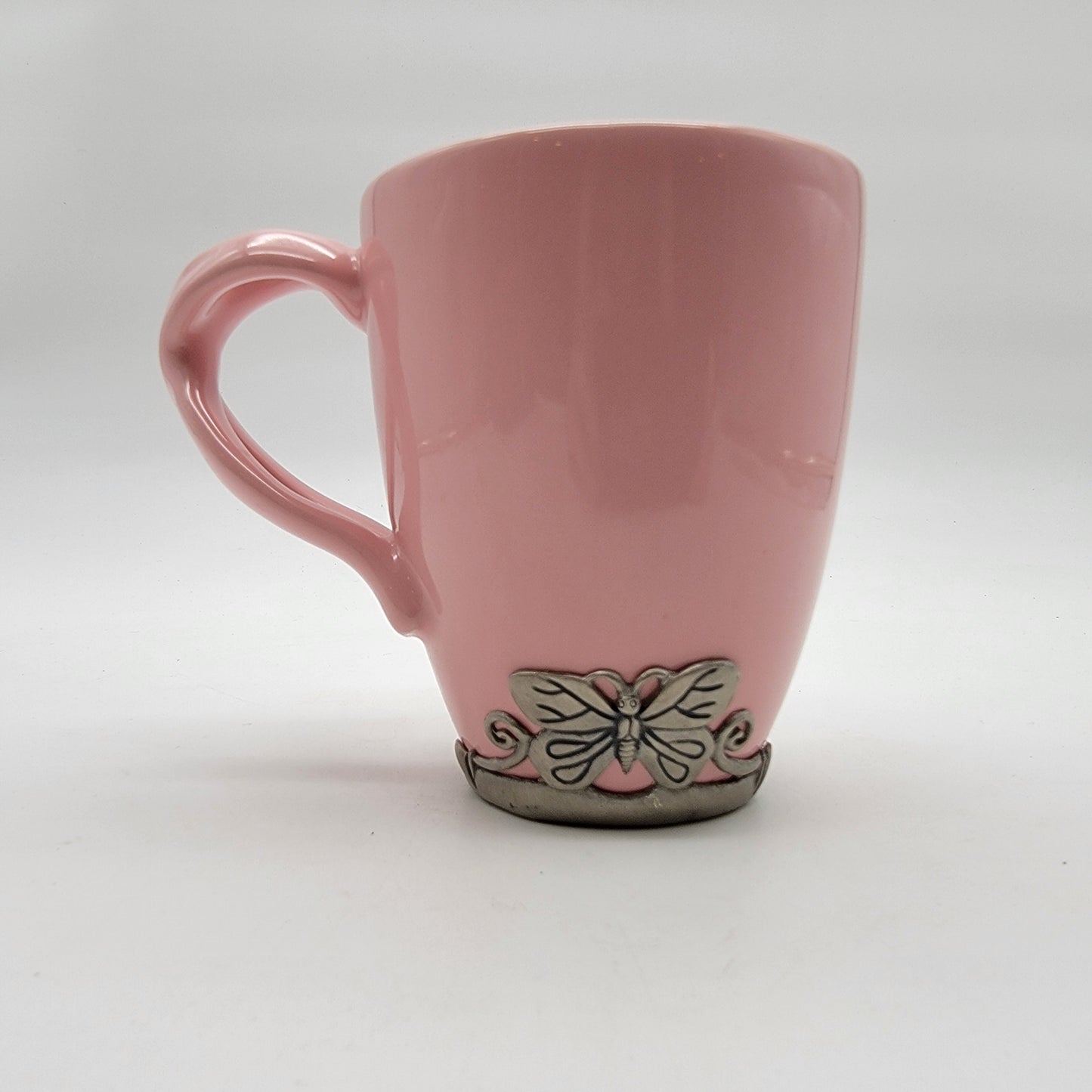 Arthur Court Pink Breast Cancer Awareness Butterfly Mug Limited Edition 2005