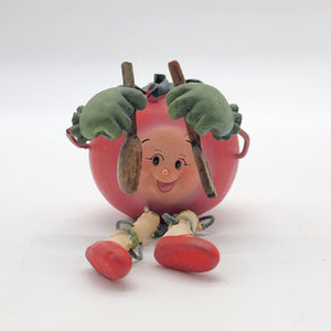 1980d Anthropomorphic Tomato Shelf Sitter