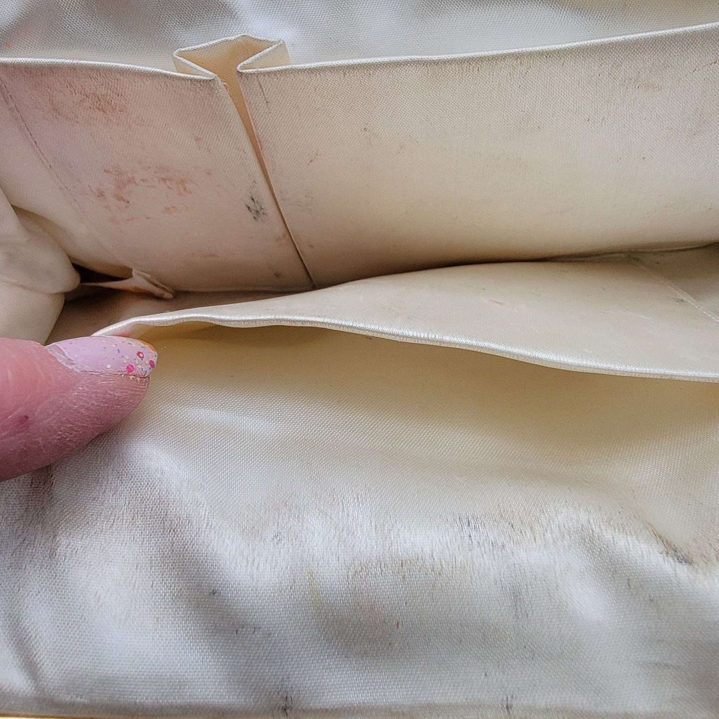 Vintage Walborg White Beaded Evening Bag Purse