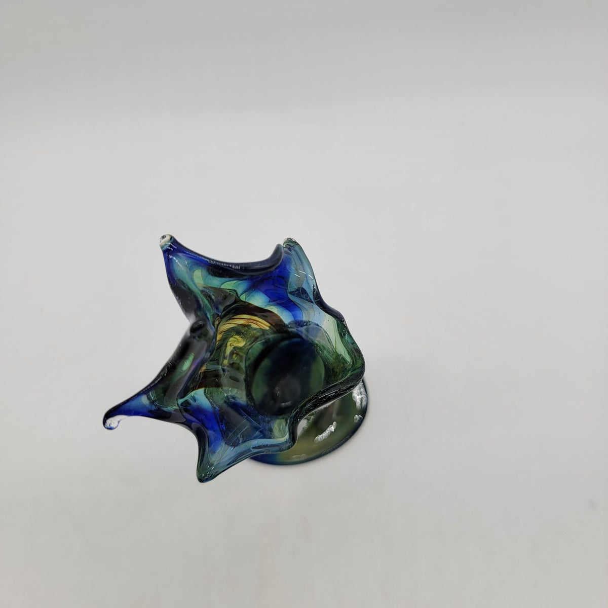 Vintage Splash Art Glass End of Day? Vase