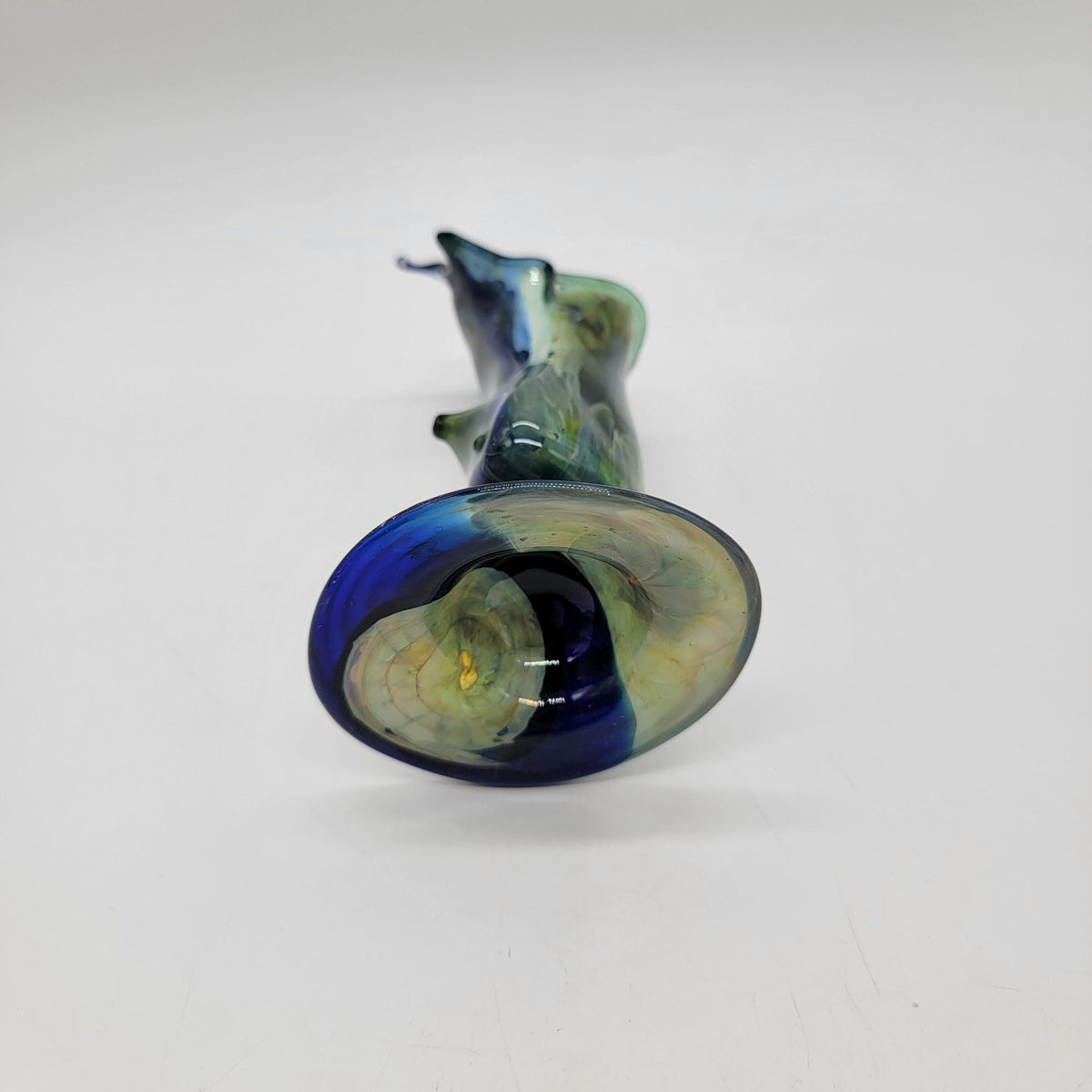 Vintage Splash Art Glass End of Day? Vase