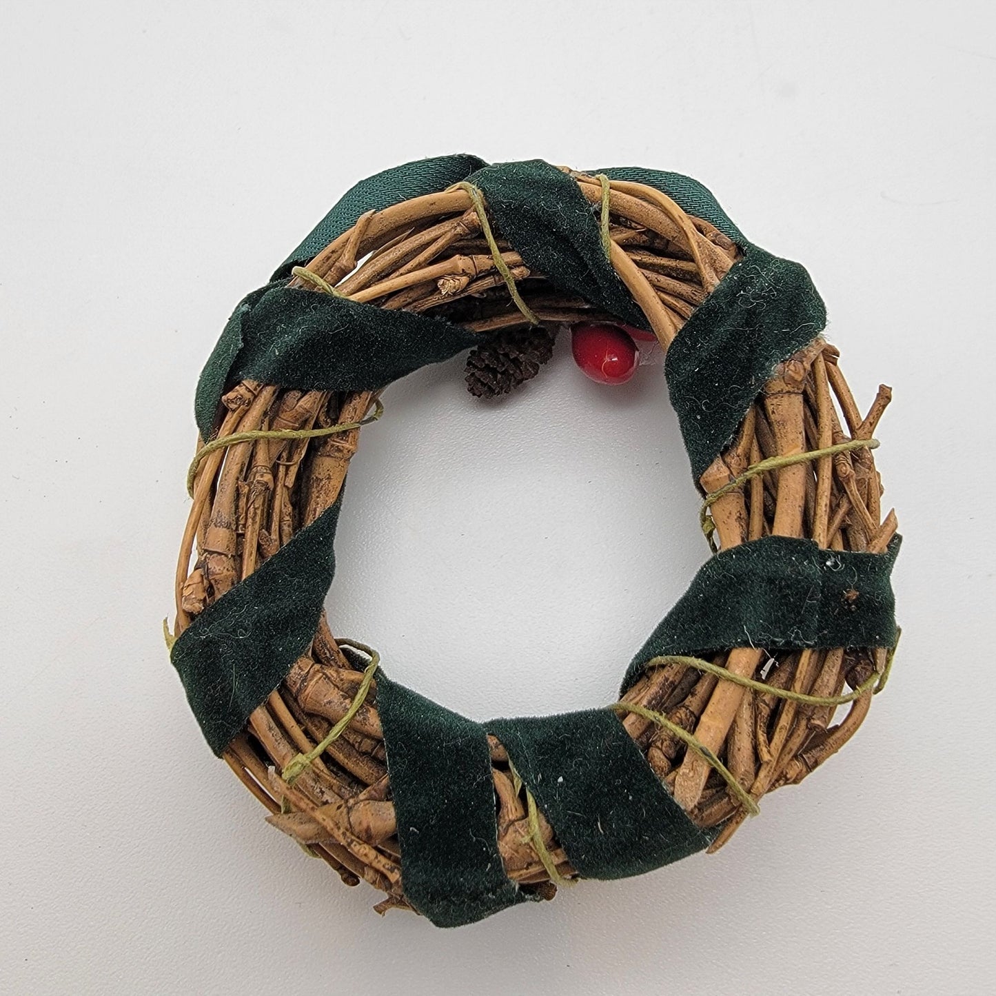Vintage Miniature Christmas Grapevine Wreaths Set of 4