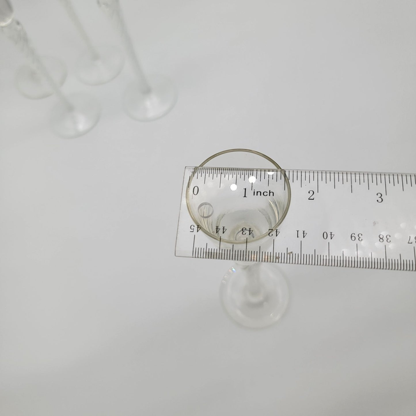 Stuart Crystal Iona Air Twist Cordial Glasses Set Of 5