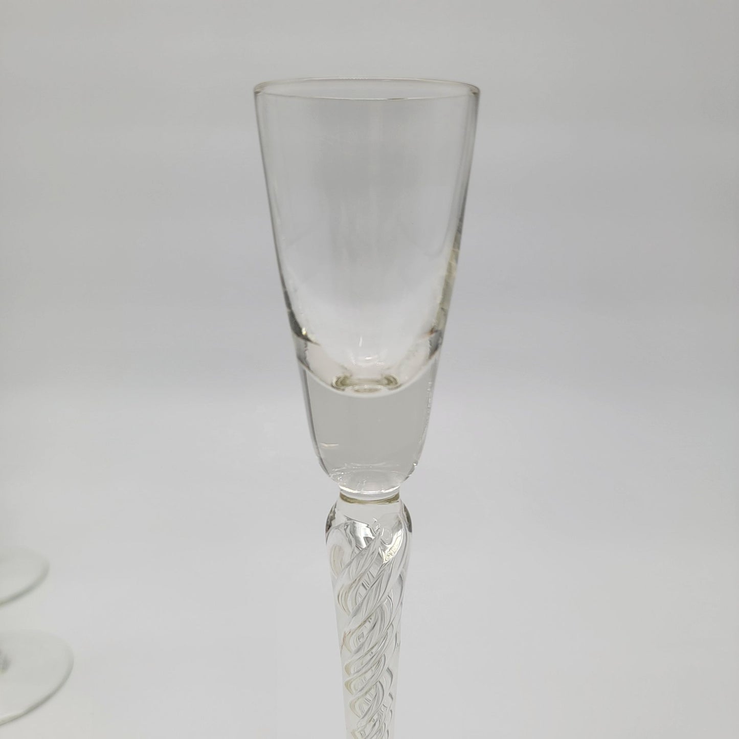 Stuart Crystal Iona Air Twist Cordial Glasses Set Of 5