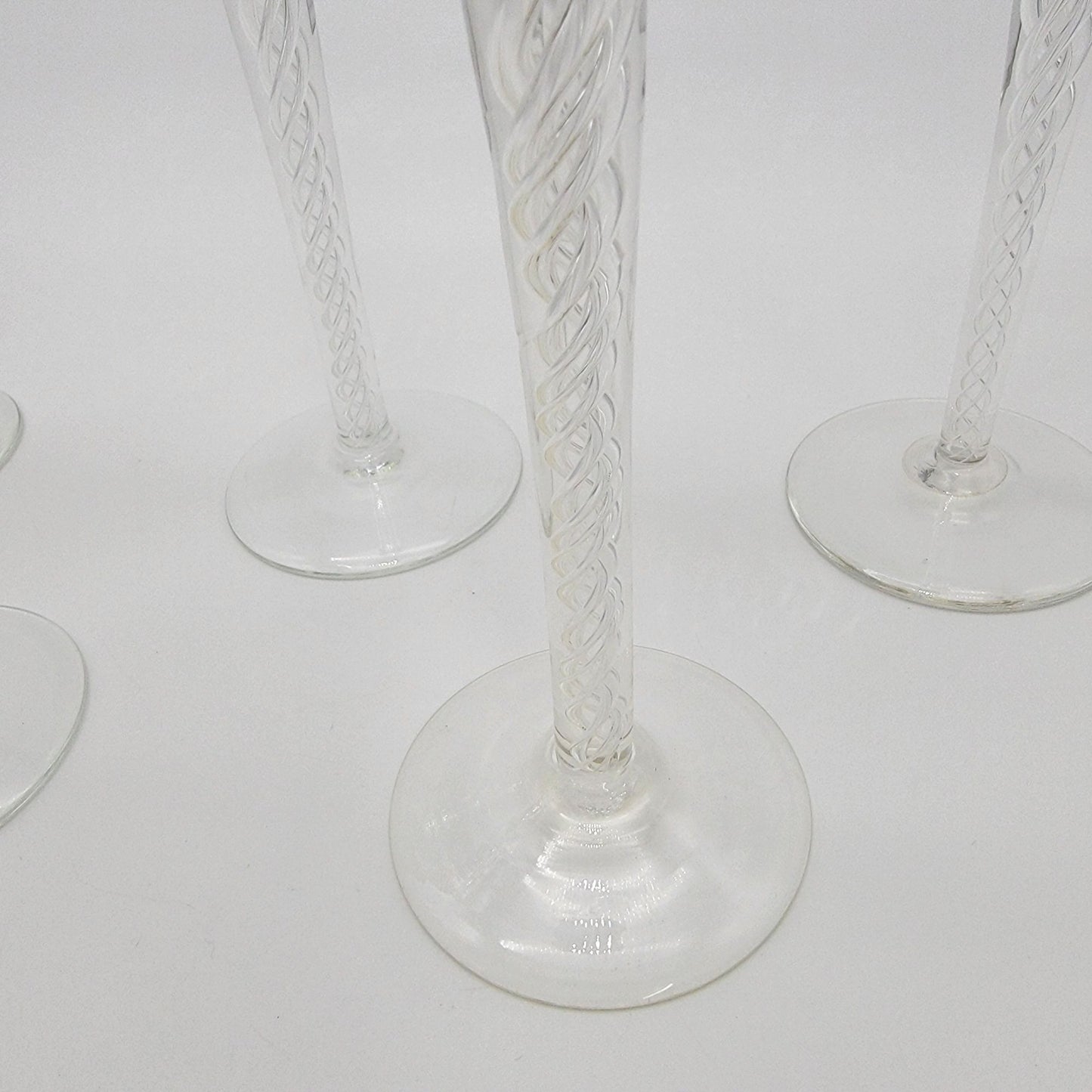 Stuart Crystal Iona Air Twist Cordial Glasses Set Of 5
