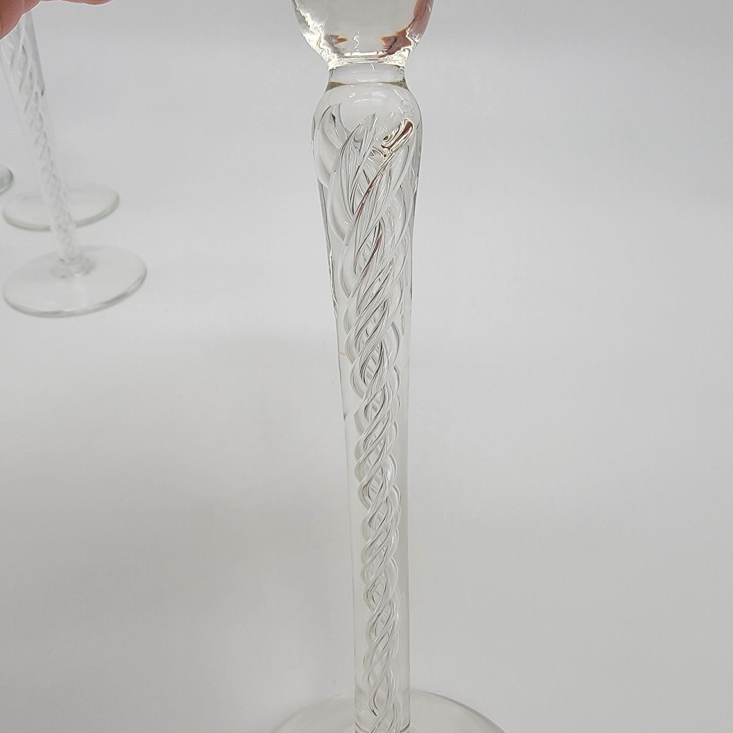 Stuart Crystal Iona Air Twist Cordial Glasses Set Of 5