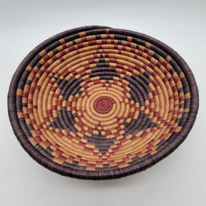 Traditional Handwoven Grass Coil Hanging Wall Basket