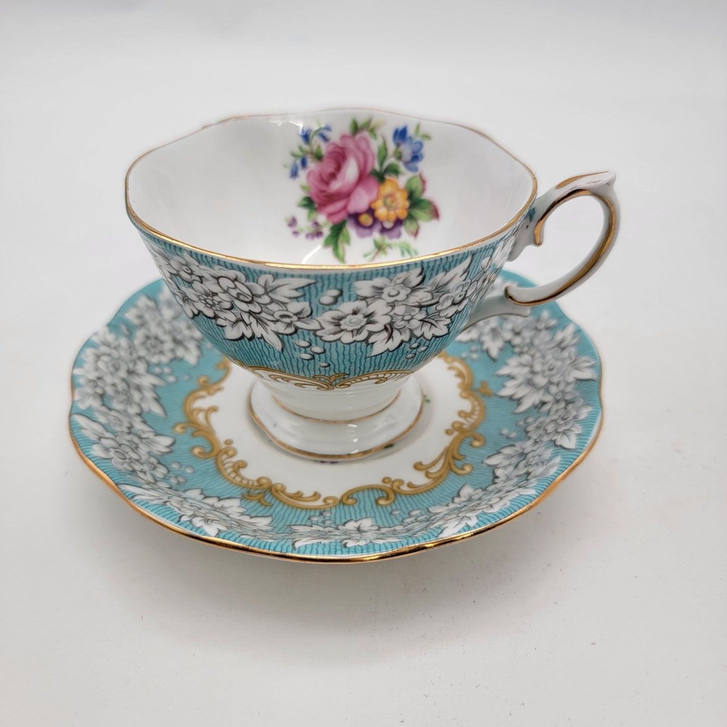 Vintage Royal Albert Bone China Teacup & Saucer Set Enchantment