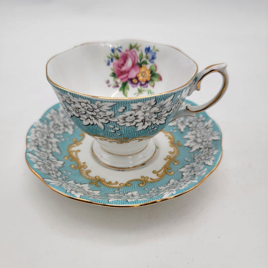 Vintage Royal Albert Bone China Teacup & Saucer Set Enchantment