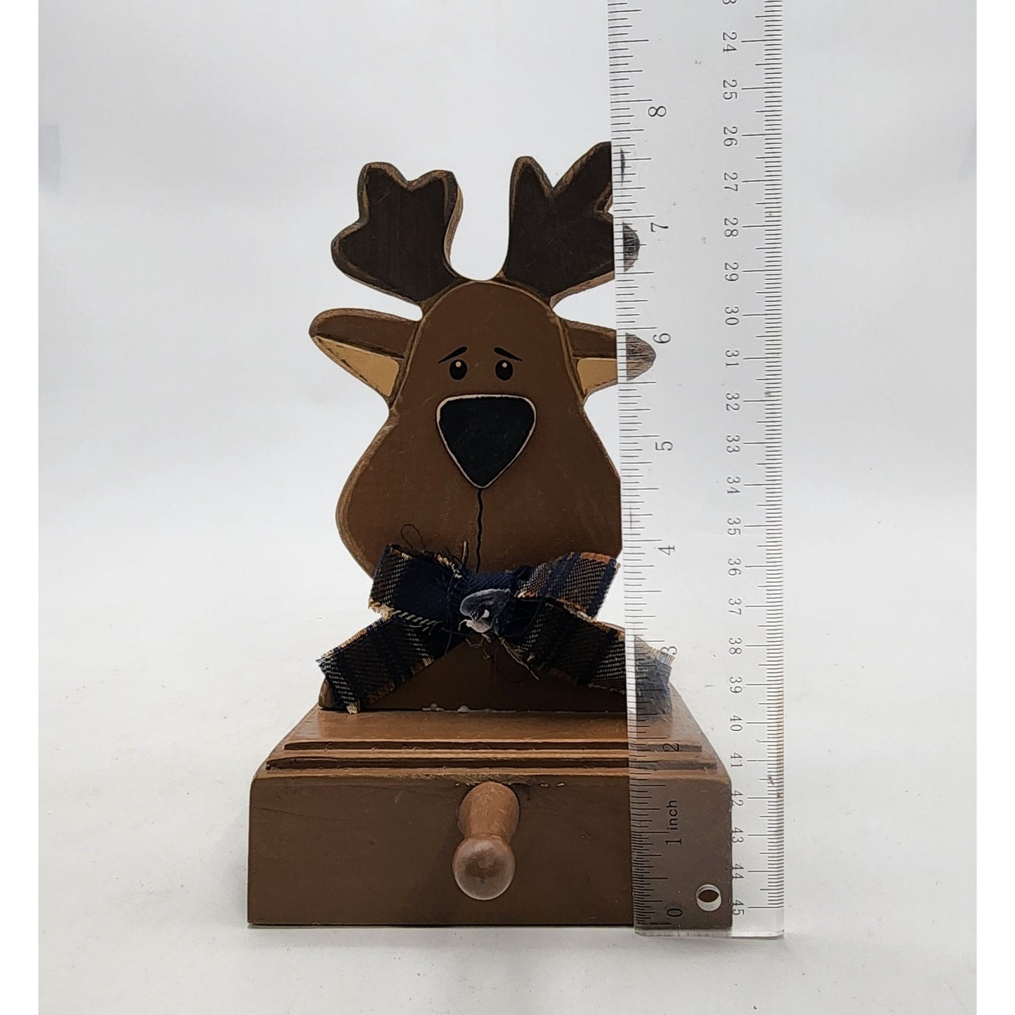 Reindeer Wooden Christmas Stocking Holder