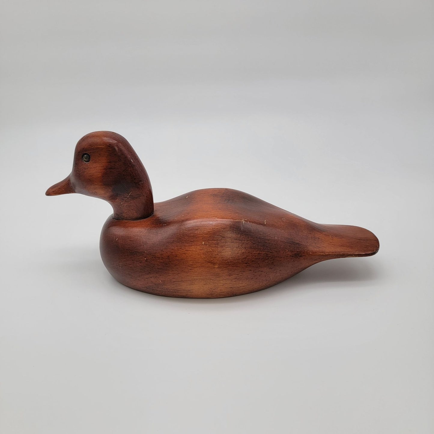 Vintage Handcrafted Bufflehead Duck Wood Decoy Sculpture