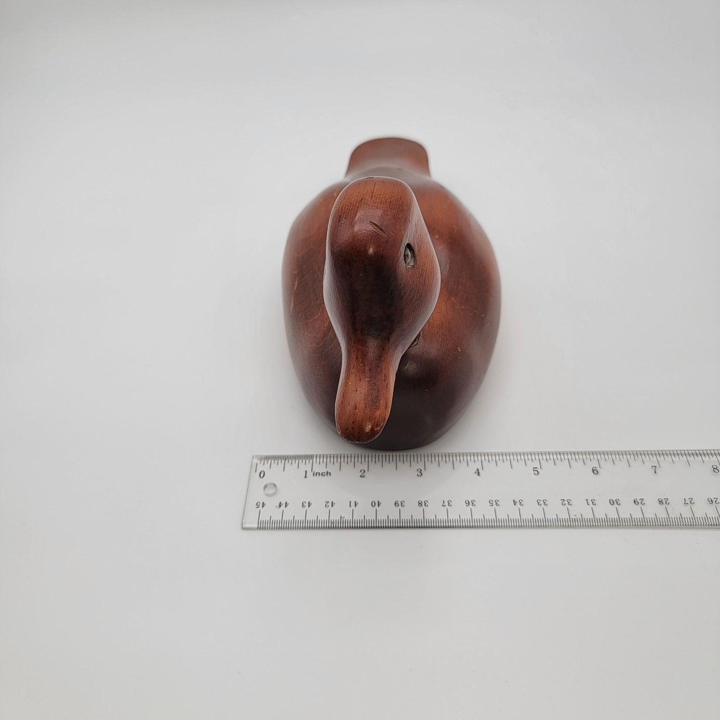 Vintage Handcrafted Bufflehead Duck Wood Decoy Sculpture