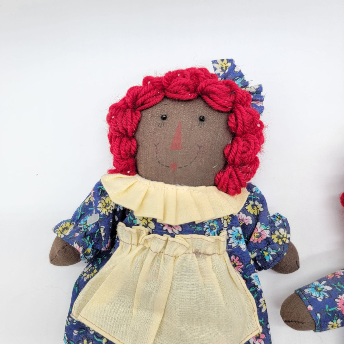 African American Raggedy Ann & Andy Cloth Dolls 10"