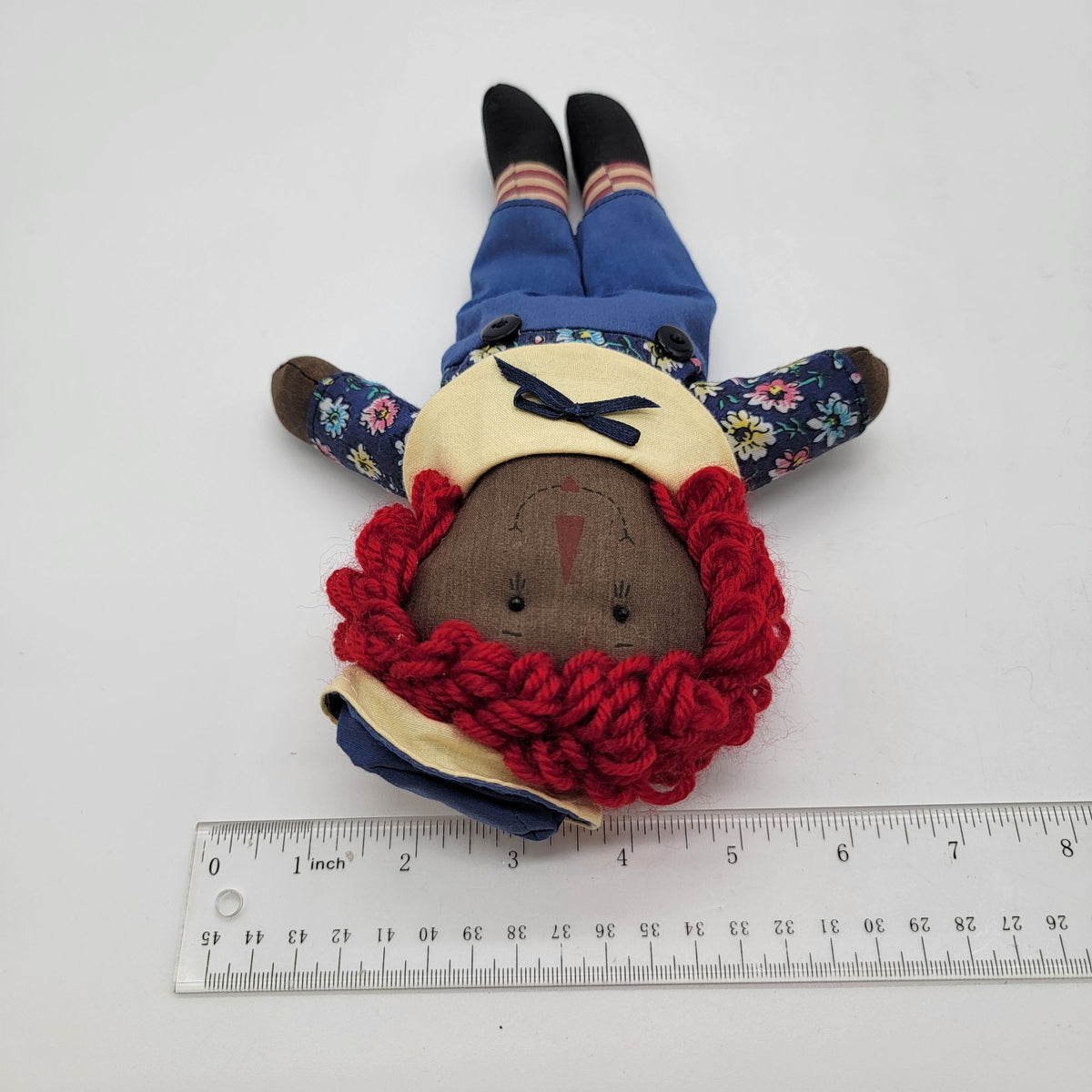 African American Raggedy Ann & Andy Cloth Dolls 10"