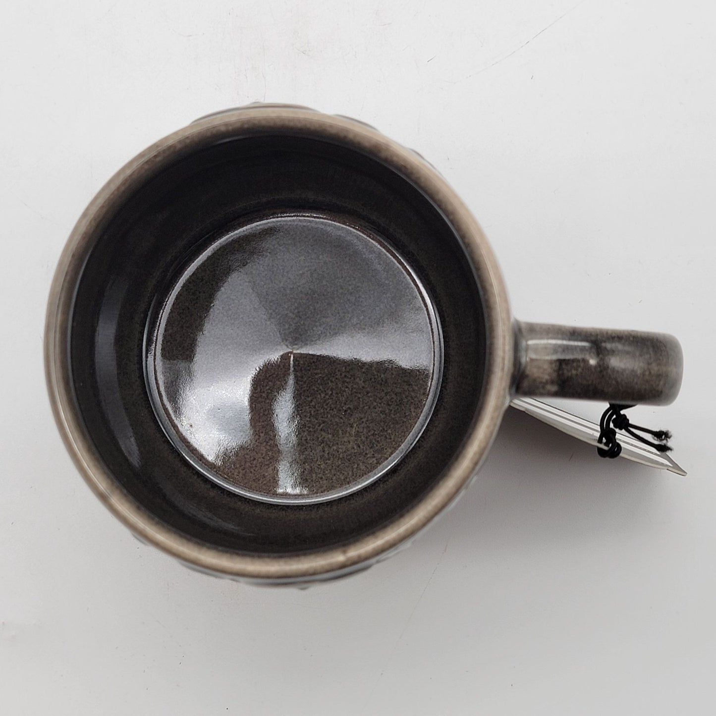 Salem St. Embossed Crow Raven Stoneware Mug