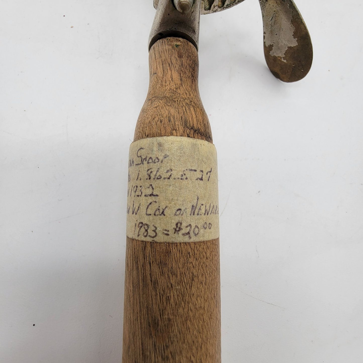 1932 Gilchrist Ice Cream Scoop With Wooden Handle