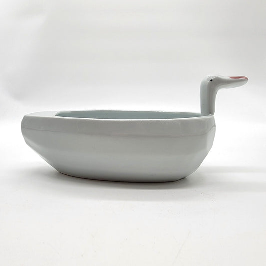 Fukurohei Japanese Porcelain Duck Pâté Server Or Planter