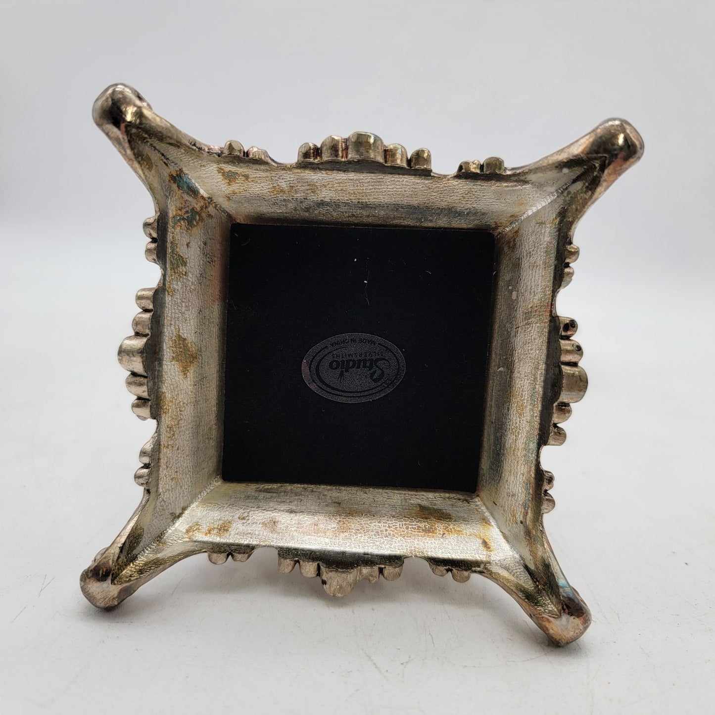 Vintage Studio Silversmiths Silver Plate 8-Branch Menorah Missing Shamash
