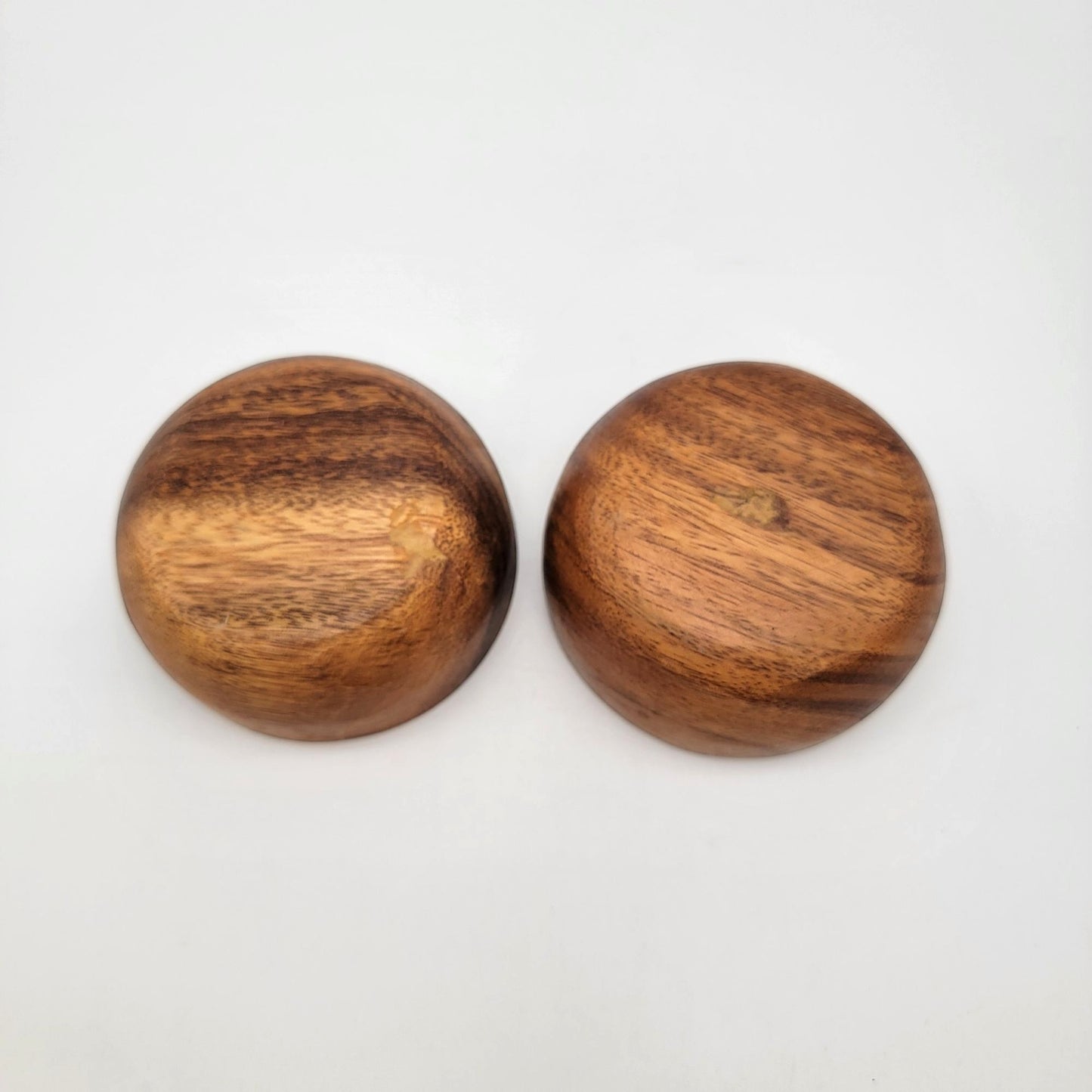 Pair Of Acacia Wood Bowls