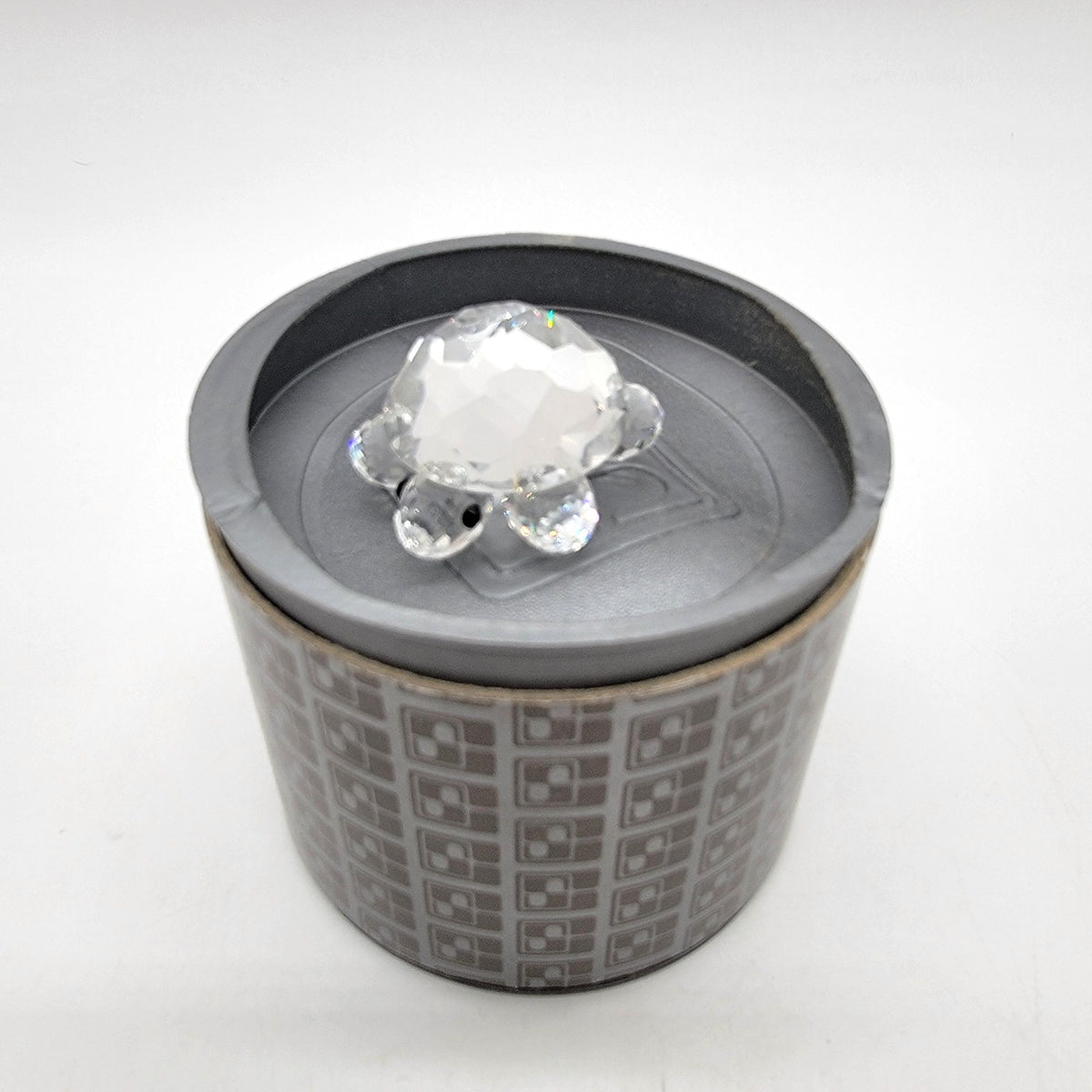 Vintage Swarovski Silver Crystal Mini Tortoise Turtle Figurine