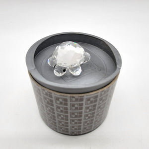 Vintage Swarovski Silver Crystal Mini Tortoise Turtle Figurine