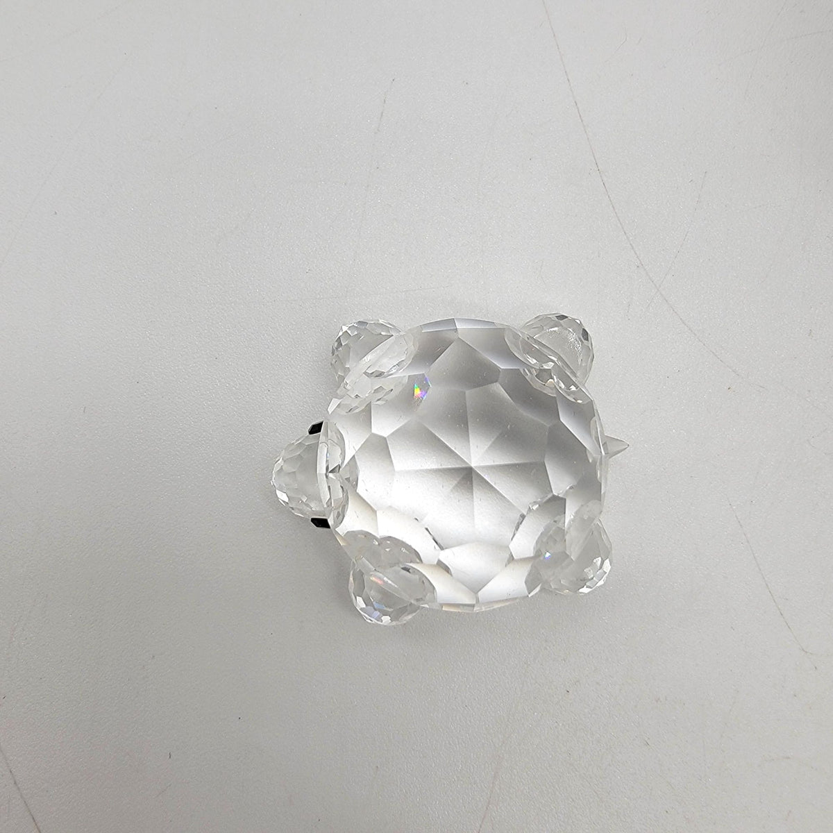 Vintage Swarovski Silver Crystal Mini Tortoise Turtle Figurine