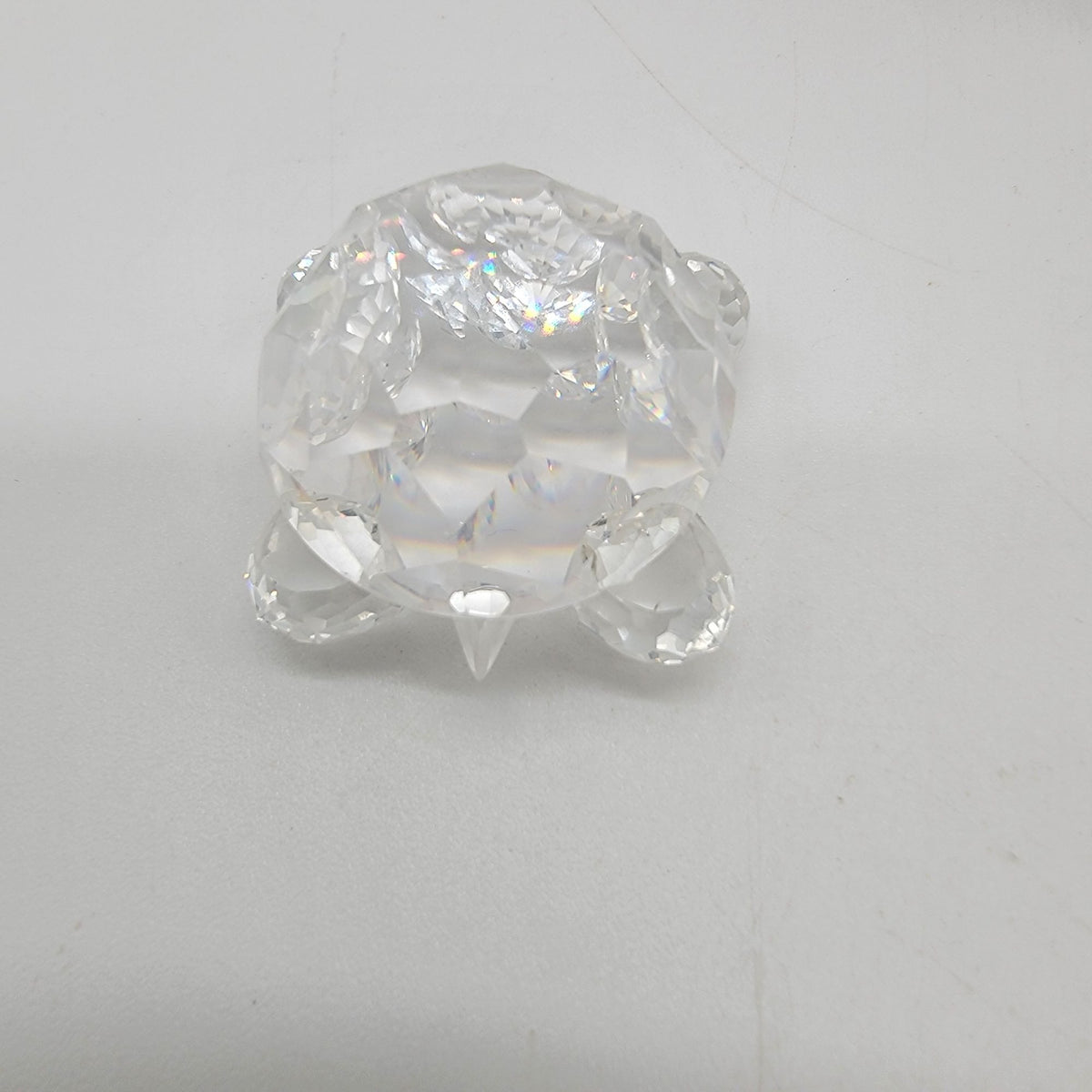 Vintage Swarovski Silver Crystal Mini Tortoise Turtle Figurine